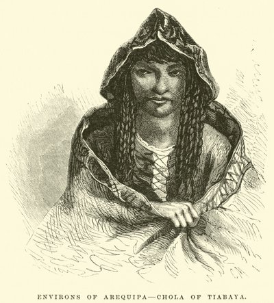 Environs of Arequipa, Chola of Tiabaya by Edouard Riou